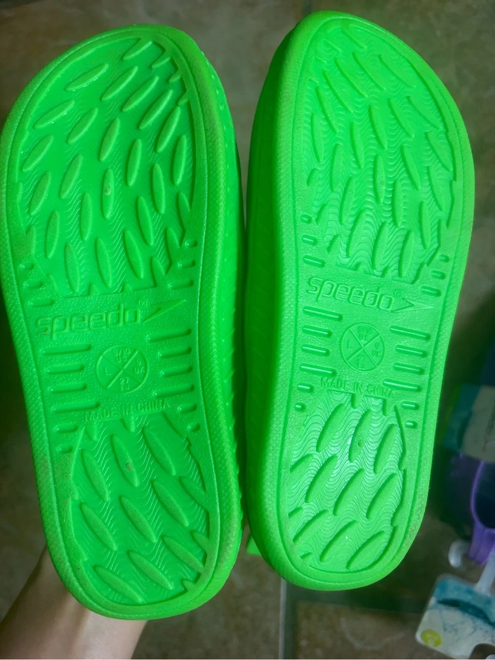 Speedo Kids Water Shoes - Neon Green & Bright Purple Duo
